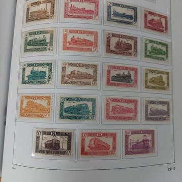 Belgique 1949 - Timbres-poste ferroviaires « Locomotives »