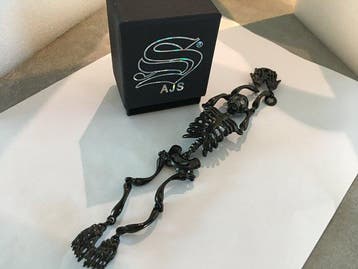 AJS - Memento Mori crâne de squelette hypoallergénique en
