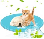 Koelmat Hond & Kat - 60x60 cm - Blauw - Nobleza •, Dieren en Toebehoren, Verzenden, Nieuw