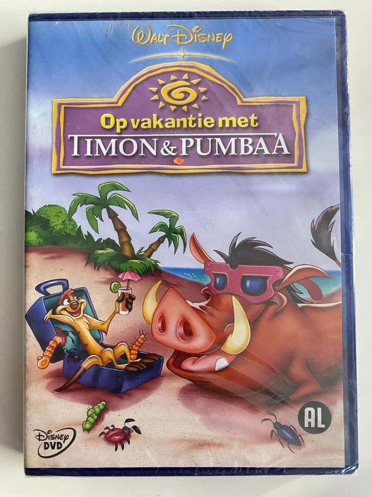 OP VAKANTIE MET TIMON & PUMBA (IN SEAL) (DVD), Cd's en Dvd's, Dvd's | Overige Dvd's, Gebruikt