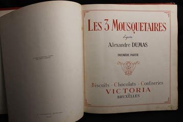 Chromos chocolats Victoria 1950 - Les 3 mousquetaires (1, Nieuw