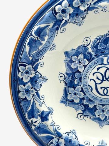 De Porceleyne Fles, Delft - Assiette - Faïence, Antiquités & Art