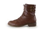Graceland Veterboots in maat 41 Cognac, Kleding | Dames, Schoenen, Overige kleuren, Verzenden, Overige typen, Zo goed als nieuw
