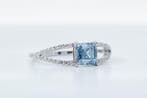 Zonder minimumprijs - Ring - 14 karaat Witgoud - 1.22ct. tw.