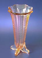 Val Saint Lambert - Vase - Montesquieu - Verre, Antiquités & Art