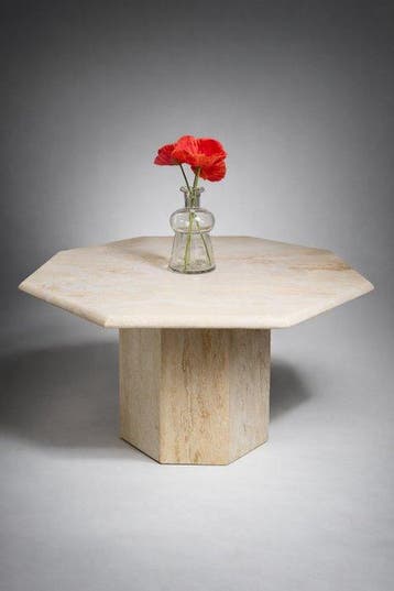 Salontafel - Travertijn - Salontafel van travertijn
