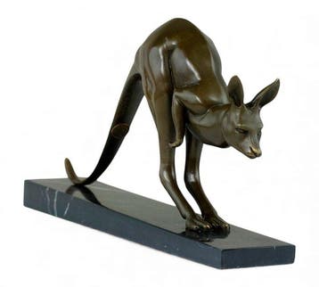 Jean Théodore Delabasse - after - sculptuur, Kangaroo - 33