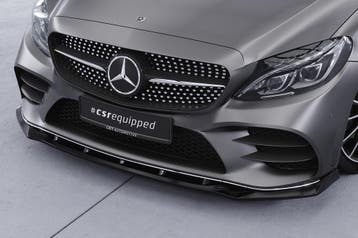 Voorspoiler | Cupspoilerlip voor Mercedes Benz C-Klasse W205, Verzenden