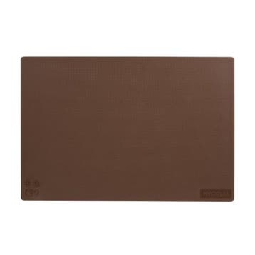 Snijplank | LDPE | Bruin | Antibacterieel | 450x300x10(h)mm, Verzenden, Nieuw in verpakking