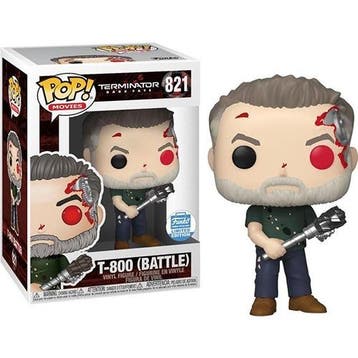 Funko Pop!  Terminator Dark Fate - T-800 (Battle) #821, Verzamelen, Verzenden, Nieuw