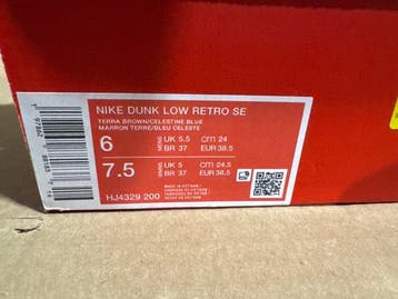 Nike - Dunk Low - Sneakers - Taille : EU 38.5 - Neuf avec, Nieuw