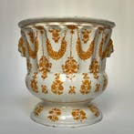 Emmer - Aardewerk - Grote rafraichisseur in faïence van, Antiquités & Art