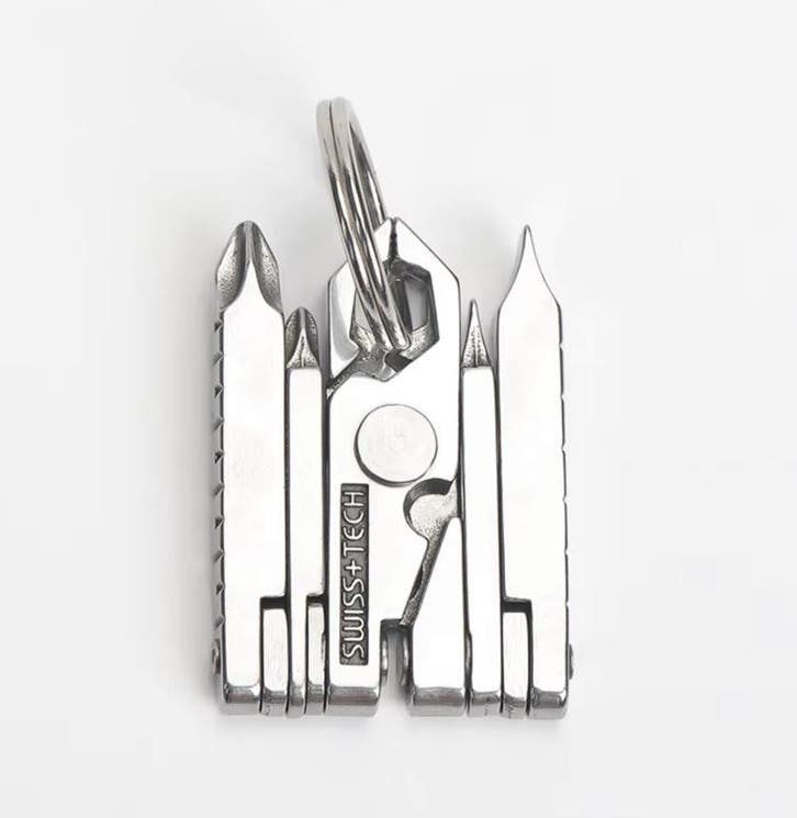 Swiss tech 19-in-1 tool sleutelhanger Mini Keyring Tool, Collections, Porte-clés, Enlèvement ou Envoi