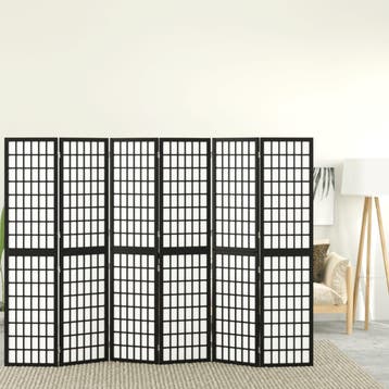 vidaXL Kamerscherm inklapbaar 6 panelen Japanse stijl, Verzenden