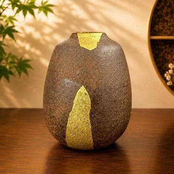 Vaas - Keramiek, Goud - Japan - Kutani-porselein vaas met
