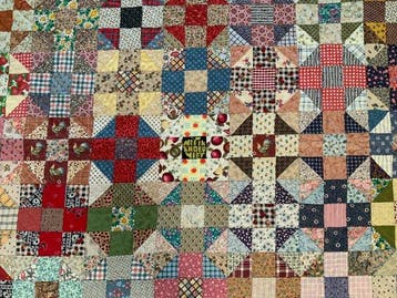 Textiel - 197 cm - 143 cm - Patchwork-quilt