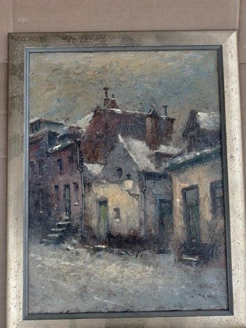 W. Neuhof (1904-1982) - Maastricht in de winter.