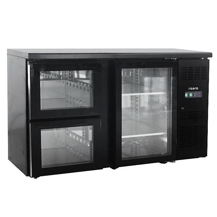 Barkoelkast | BC-SERIE | 350L | Zwart | +2°C/+8°C |, Articles professionnels, Horeca | Équipement de cuisine, Envoi