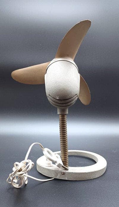 Neo Lemp Elektrische ventilator - IJzer, Rubber, Bakeliet, Antiek en Kunst, Kunst | Designobjecten