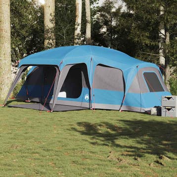 vidaXL Familietent met verandakoepel 9-persoons waterdicht, Verzenden, Nieuw