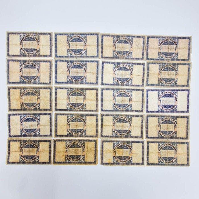 Nederland. - 20 x 2,5 Gulden 1938 - PL14 (Zonder, Postzegels en Munten, Bankbiljetten | Europa | Niet-Eurobiljetten
