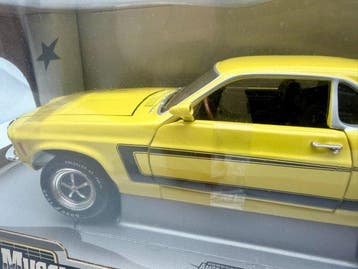 Ertl 1:18 - Modelauto - Ford Mustang Grabber (1970) -
