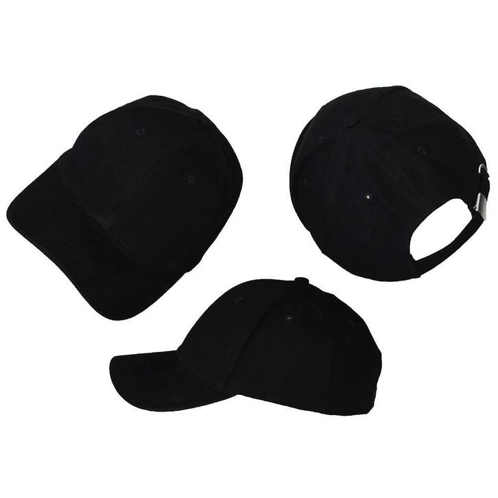 Basic Blanco Pet Zwart 3 Stuks - Officiële Merchandise, Kleding | Heren, Hoeden en Petten