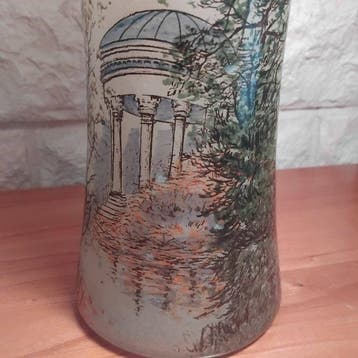 François Théodore Legras - Vase - Décor très rare, en