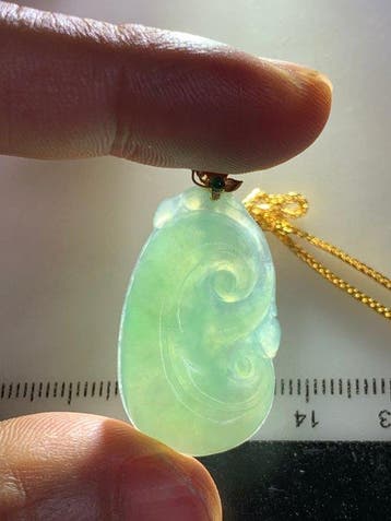 Jade - Metaal - Hanger