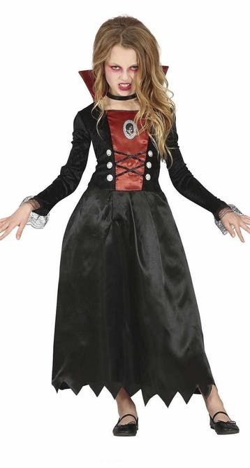 Vampier Halloween Kostuum Meisje, Verzenden, Nieuw