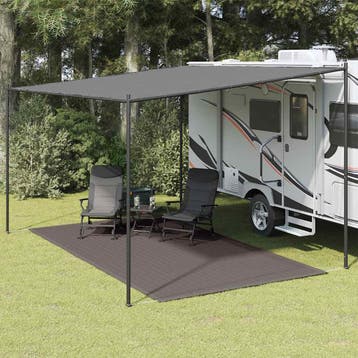 vidaXL Tenttapijt 250x450 cm antraciet, Verzenden, Nieuw