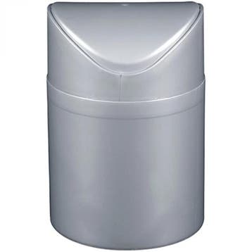 Tafelafvalbak | Kunststof | Grijs | 1.5L | Tuimeldeksel |, Verzenden, Nieuw in verpakking