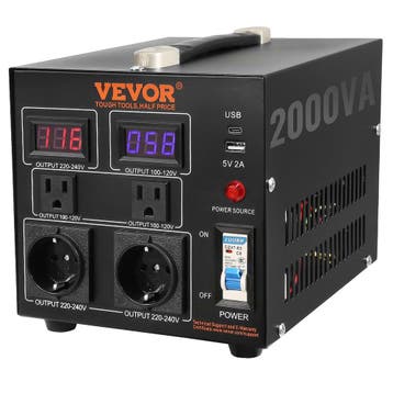 VEVOR Voltage Converter 2000W | Retour deal | Sla nu toe, Elektronische apparatuur, Verzenden, Zo goed als nieuw
