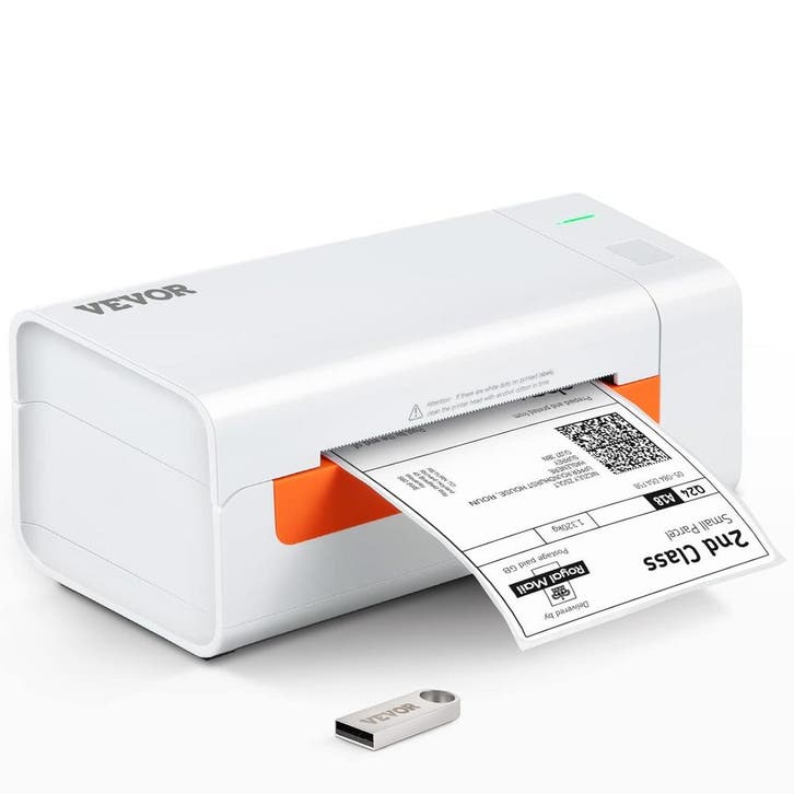 Vevor Labelprinter USB | Tweede kansje | OP = OP, Computers en Software, Labelprinters, Zo goed als nieuw, Etiket, Verzenden