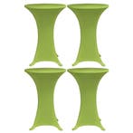 vidaXL Tafelhoes stretch 4 st 60 cm groen, Verzenden, Nieuw