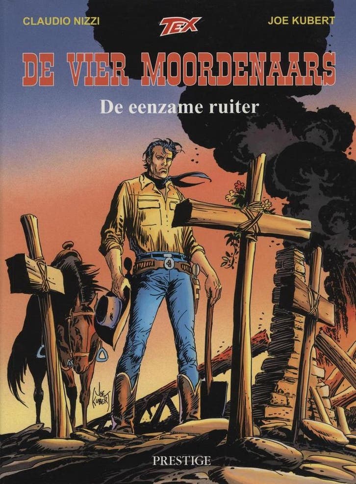 De eenzame ruiter / Tex De vier moordenaars / 1 C. Nizzi, Boeken, Stripverhalen, Zo goed als nieuw, Verzenden