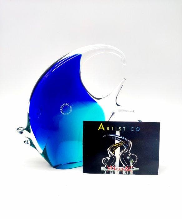 V.nason&c - Carlo Nason - Presse-papier - Pesce luna Murano, Antiek en Kunst, Antiek | Glaswerk en Kristal