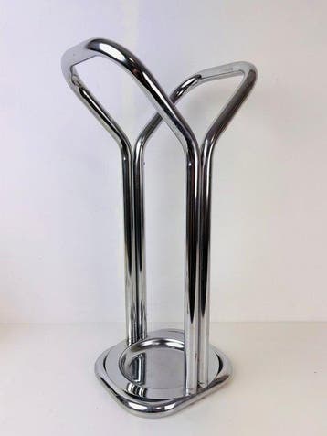 Paraplustandaard/rek - Chroom - Space Age / Mid Century