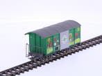 Schaal H0m Bemo 2274 302 gesloten goederenwagon Gk 502 B..., Gelijkstroom, Wagon, Ophalen of Verzenden, Zo goed als nieuw