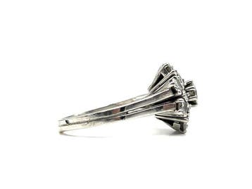 Zonder minimumprijs - Ring Platina - 1.31ct. tw. Diamant