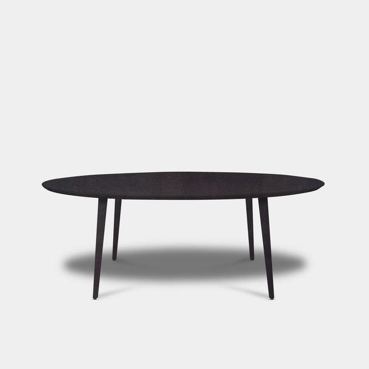 Tafel Ovaal Eikenhout  Konisch  200x100, Huis en Inrichting, Tafels | Eettafels