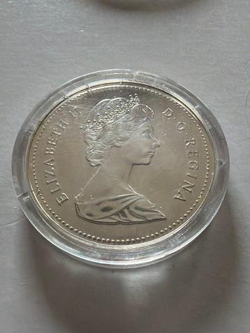 Canada. 1 Dollar 1989, 200 Jahre Mackenzie River, Proof -