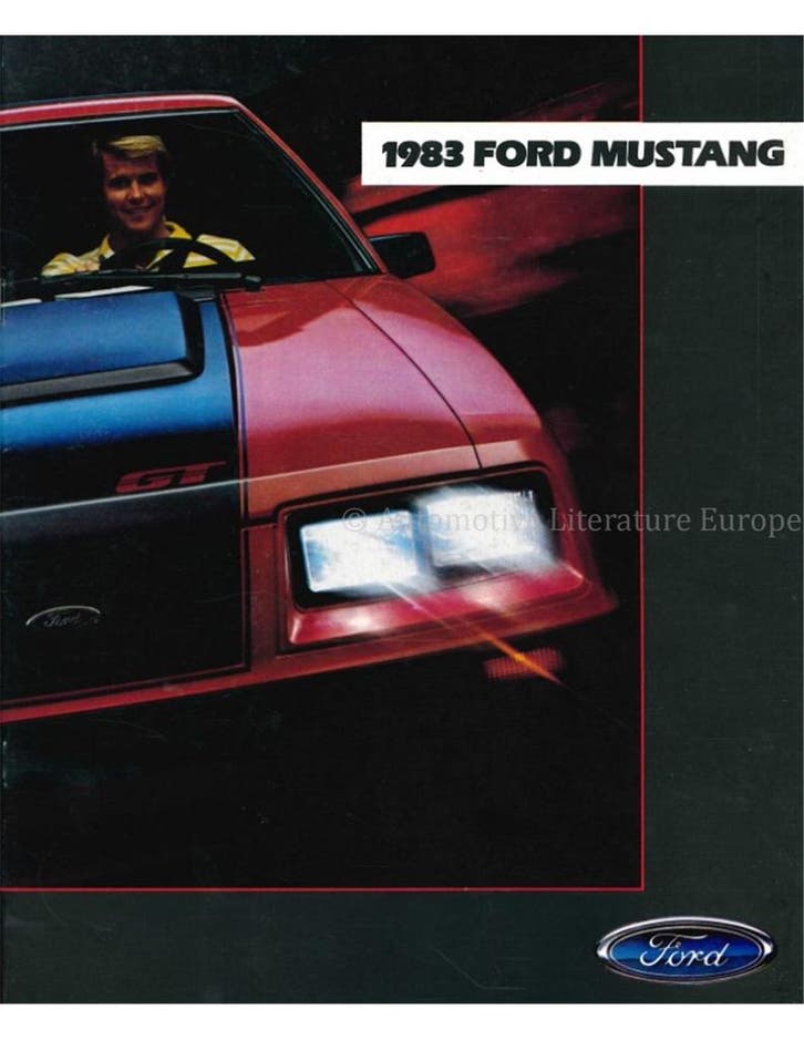 1983 FORD MUSTANG BROCHURE ENGELS (USA), Boeken, Auto's | Folders en Tijdschriften
