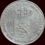Nederland. Wilhelm II. 2 1/2 Gulden 1841, Postzegels en Munten, Munten | Nederland
