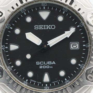 Seiko - Scuba Quartz 200m - Zonder minimumprijs - 7N35-6A50