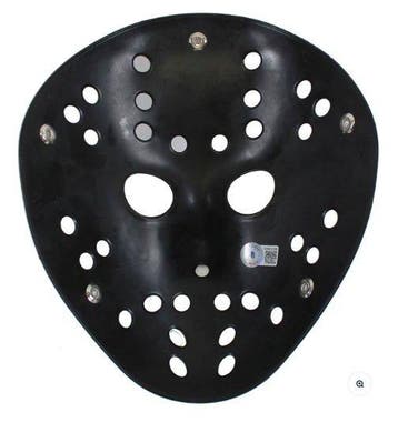 Friday 13th - Ari Lehman - Signed Black Jason Mask - With, Nieuw