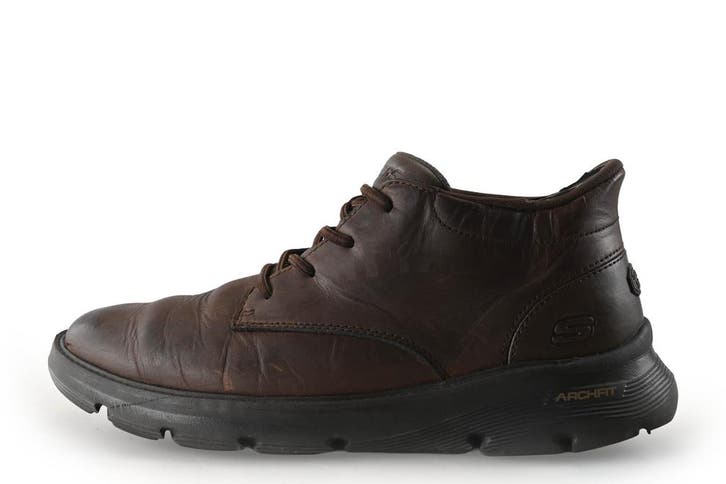 Skechers Veterboots in maat 42 Bruin, Kleding | Heren, Schoenen, Bruin, Gedragen, Boots, Verzenden