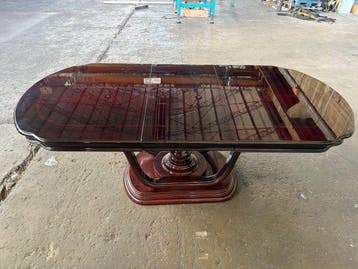 Eettafel - Mahonie, Walnoot