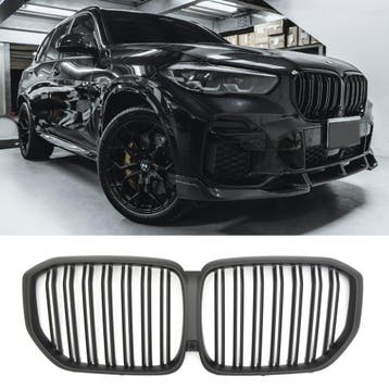 Sportieve Grille geschikt voor BMW X5 G05 dubbele spijl mat, Verzenden, Nieuw