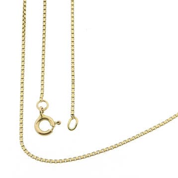 Gouden Venetiaanse schakelketting, Ophalen of Verzenden, Gebruikt, Goud, Goud